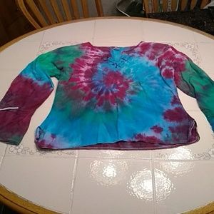 Tye dye women's top 16